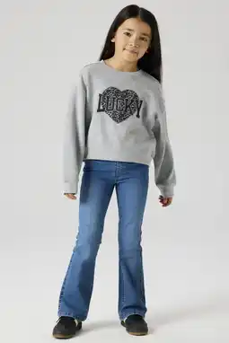 Wehkamp NAME IT KIDS bootcut jeans medium blue denim aanbieding