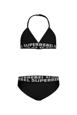 Wehkamp SuperRebel triangel bikini Isla zwart aanbieding
