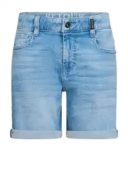 Wehkamp Retour Jeans denim relaxed short light blue denim aanbieding