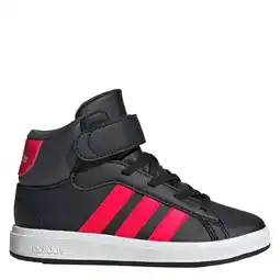Wehkamp adidas Sportswear Grand Court Mid sneakers zwart/rood/grijs aanbieding