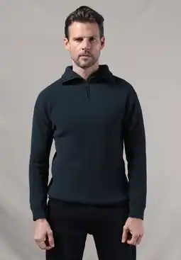 Wehkamp GABBIANO gebreide trui donkerblauw aanbieding