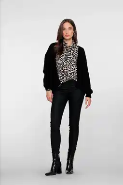 Wehkamp Geisha skinny jeans black denim aanbieding