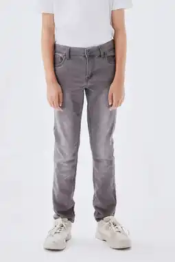 Wehkamp NAME IT KIDS slim fit jeans NKMTHEO medium grey denim aanbieding