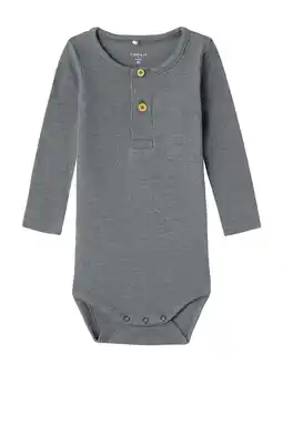 Wehkamp NAME IT BABY romper NBMKAB grijs aanbieding