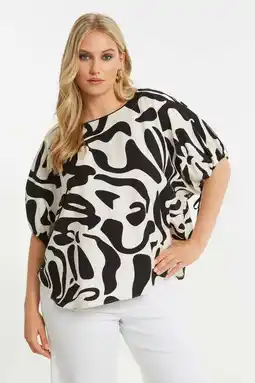 Wehkamp Mat Fashion top zwart aanbieding