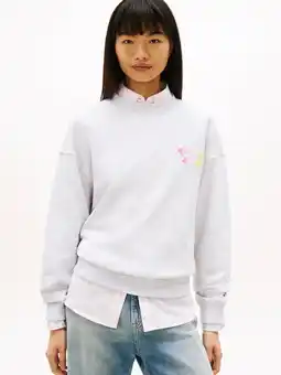 Wehkamp Tommy Jeans sweater met backprint grijs aanbieding