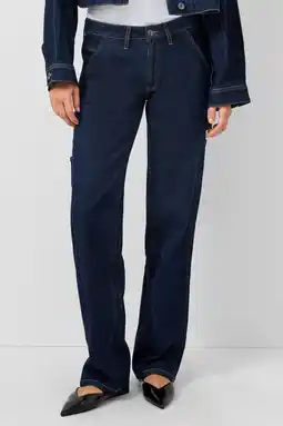 Wehkamp QS regularwaist regular fit jeans dark blue denim aanbieding