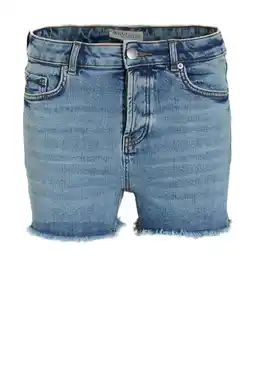 Wehkamp Anytime denim short lichtblauw aanbieding