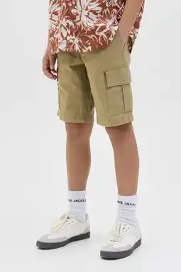 Wehkamp JACK & JONES JUNIOR loose cargo short bruin aanbieding