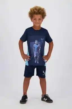 Wehkamp Messi T-shirt donkerblauw aanbieding