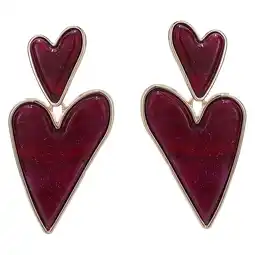 Wehkamp Candy Sweet Jewellery oorbellen CS22757 donkerrood aanbieding
