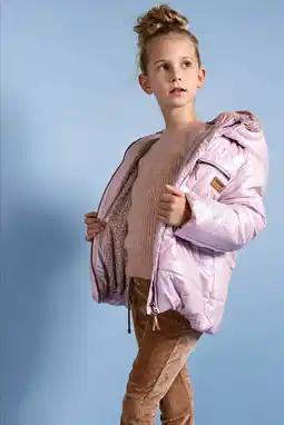 Wehkamp NONO gewatteerde jas roze aanbieding