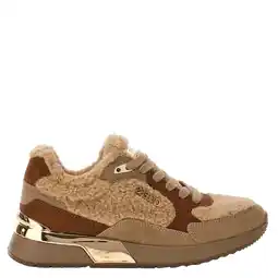 Wehkamp GUESS MoxeA17 sneakers met imitatiebont bruin aanbieding