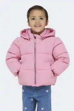 Wehkamp KIDS ONLY MINI gewatteerde jas roze aanbieding