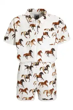 Wehkamp Me & My Monkey playsuit bruin aanbieding