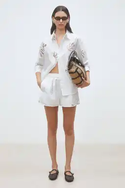 Wehkamp Suncoo highwaist casual short ecru broderie aanbieding