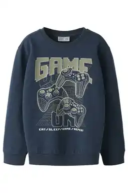 Wehkamp NAME IT KIDS sweater donkerblauw aanbieding
