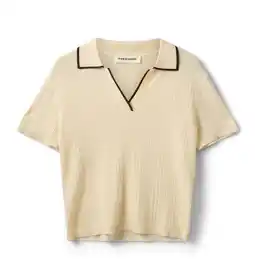 Wehkamp Sofie Schnoor polo rib gebreid ecru aanbieding