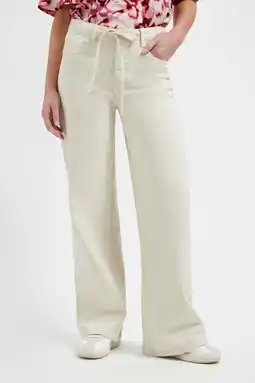 Wehkamp Lady Day Faith highwaist straight leg jeans crème aanbieding