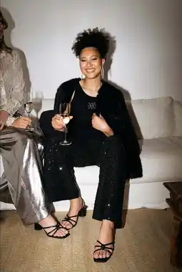 Wehkamp Co Woman faux fur jas zwart aanbieding