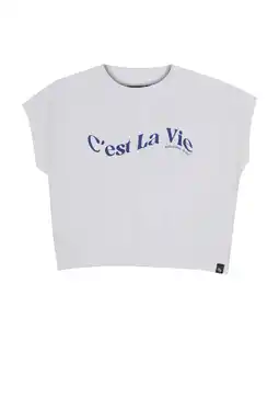 Wehkamp Indian Blue Jeans T-shirt wit aanbieding