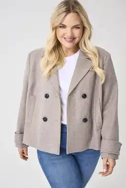 Wehkamp ONLY CARMAKOMA tussenjas beige aanbieding