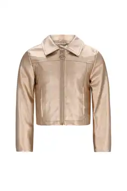 Wehkamp Like Flo imitatieleren jasje goud aanbieding