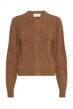 Wehkamp MSCH Copenhagen gebreid vest bruin aanbieding