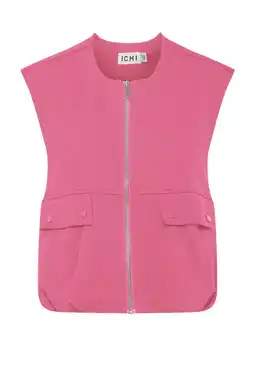 Wehkamp ICHI gilet roze aanbieding