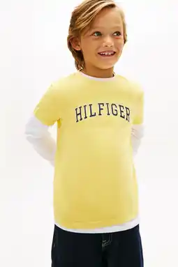Wehkamp Tommy Hilfiger T-shirt geel aanbieding