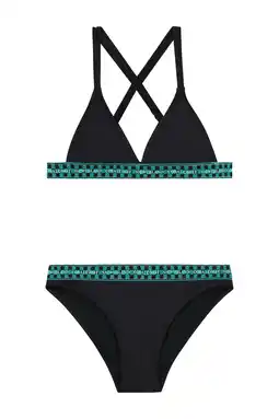 Wehkamp Shiwi triangel bikini Luna zwart aanbieding