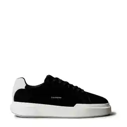 Wehkamp Calvin Klein suède sneakers zwart/wit aanbieding