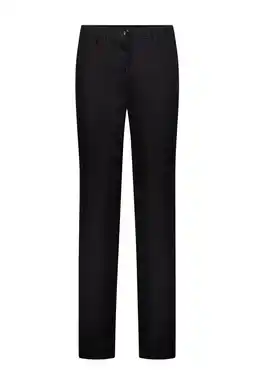 Wehkamp gardeur slim regularwaist broek zwart aanbieding
