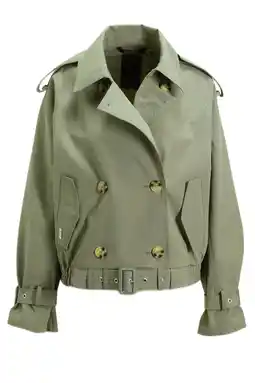 Wehkamp Airforce trenchcoat kaki aanbieding