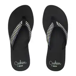 Wehkamp Reef Baja Elana teenslippers zwart aanbieding