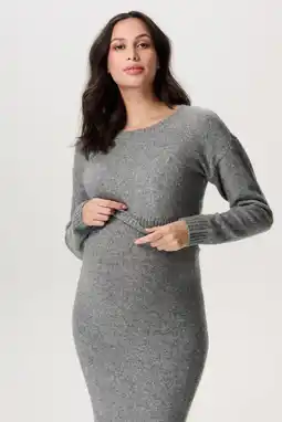 Wehkamp Noppies maternity zwangerschaps trui grijs fijn gebreid aanbieding