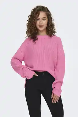 Wehkamp ONLY gebreide trui roze aanbieding