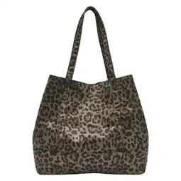 Wehkamp ONLY shopper ONLANNIKA met panterprint bruin aanbieding