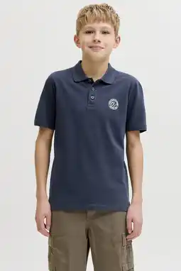 Wehkamp JACK & JONES JUNIOR polo donkerblauw aanbieding