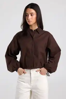 Wehkamp America Today blouse bruin aanbieding