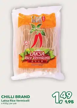 Amazing Oriëntal Chilli brand Laksa Rice Vermicelli aanbieding