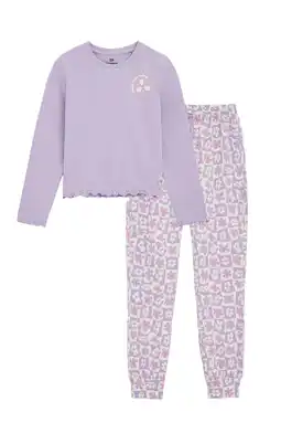 Wehkamp WE Fashion Pyjama set lila aanbieding