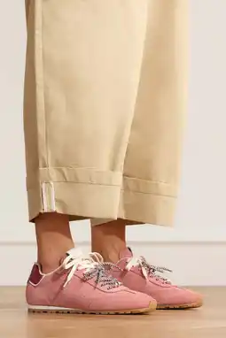 Wehkamp Manfield suède sneakers roze aanbieding