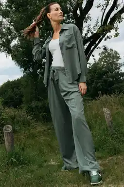 Wehkamp Maicazz & Zizo blouse donkergroen aanbieding