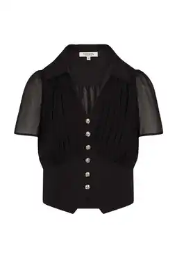 Wehkamp Morgan blousetop zwart aanbieding