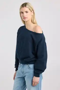 Wehkamp America Today sweater marineblauw aanbieding