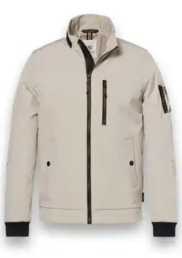 Wehkamp District softshell jas beige aanbieding