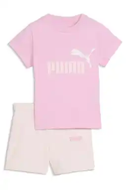 Wehkamp Puma T-shirt + korte broek roze aanbieding