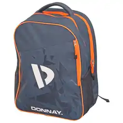 Wehkamp Donnay tennis rugtas 27L donkerblauw/oranje aanbieding