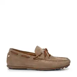 Wehkamp Floris van Bommel De Drijver 01.12 suède mocassins lichtbruin aanbieding